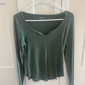 Old Navy Women's Sage Long Sleeve Tee